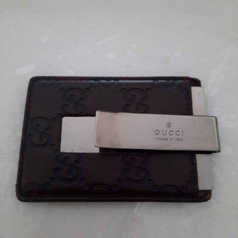 Gucci money clip wallet